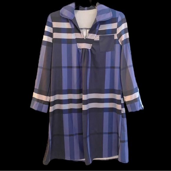 Plaid Mini Dress - Picture 1 of 5